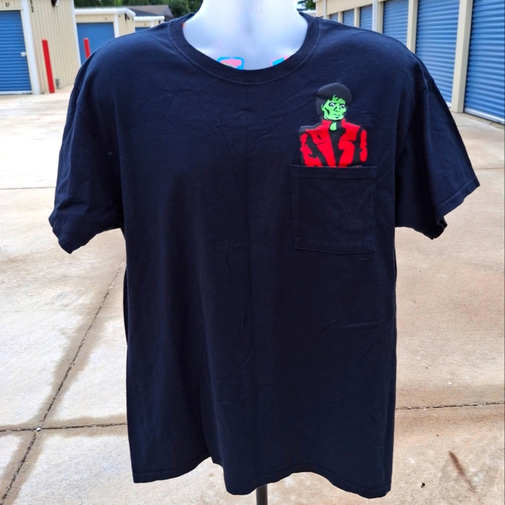Michael Jackson Thriller Pocket T Shrit Size Large